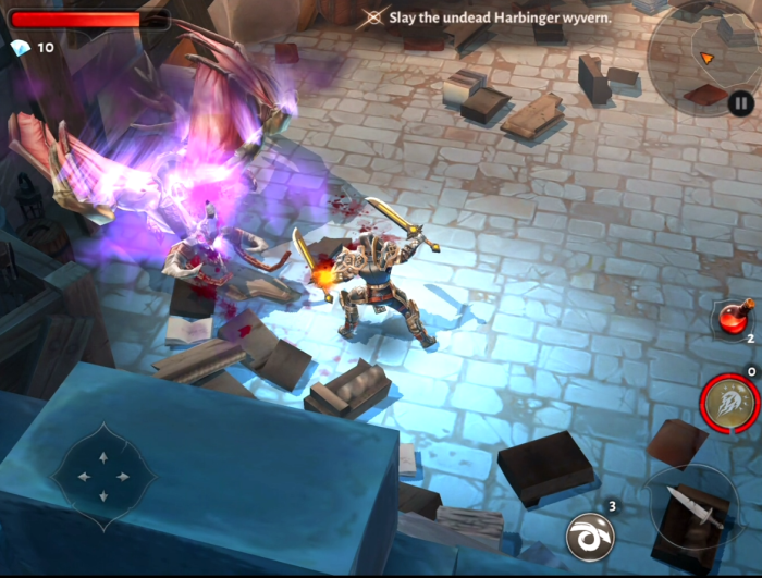 dungeon hunter 5 preview limba romana joc ios joc gameloft (6)