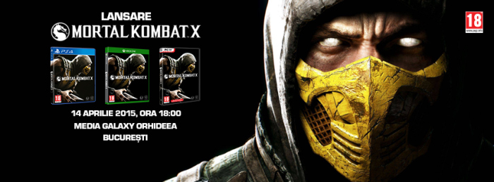 lansare Mortal Kombat X in Romania
