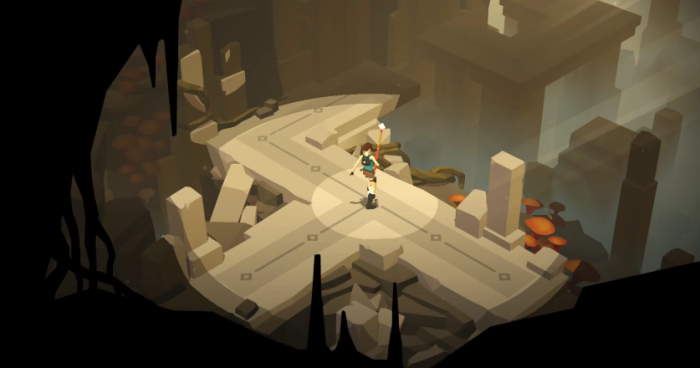 lara croft go e3 2015 joc mobil 2