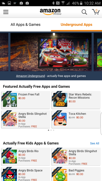 amazon underground oferte