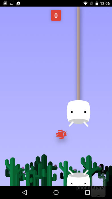 Android 6.0 Marshmallow joc easter egg flappy bird clona  (3)