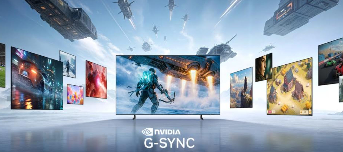 Televizoarele și monitoarele OLED Samsung 2026 primesc certificare NVIDIA G-SYNC pentru o experiență de gaming la nivel de elită