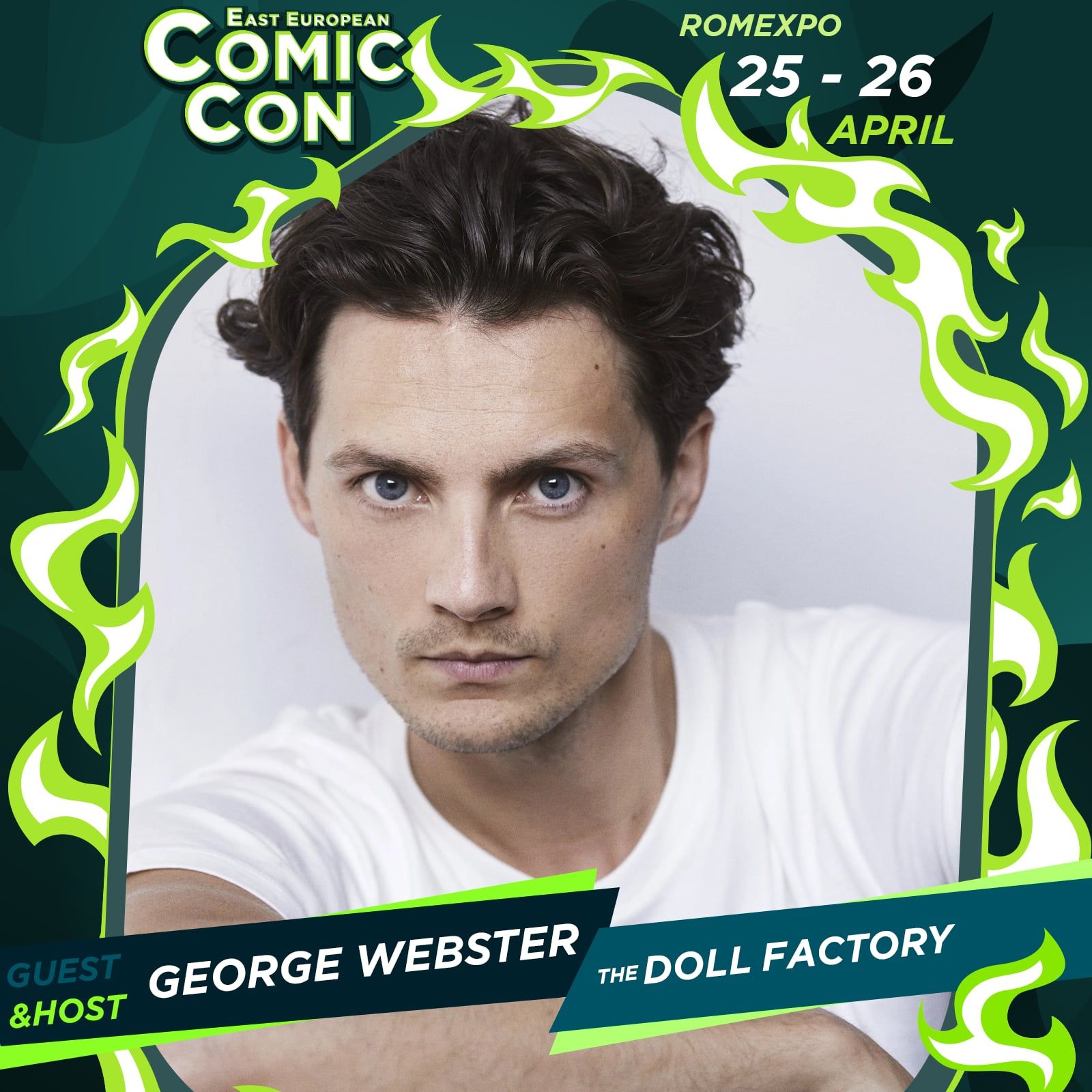 george webster doll factory comic con romania 2026