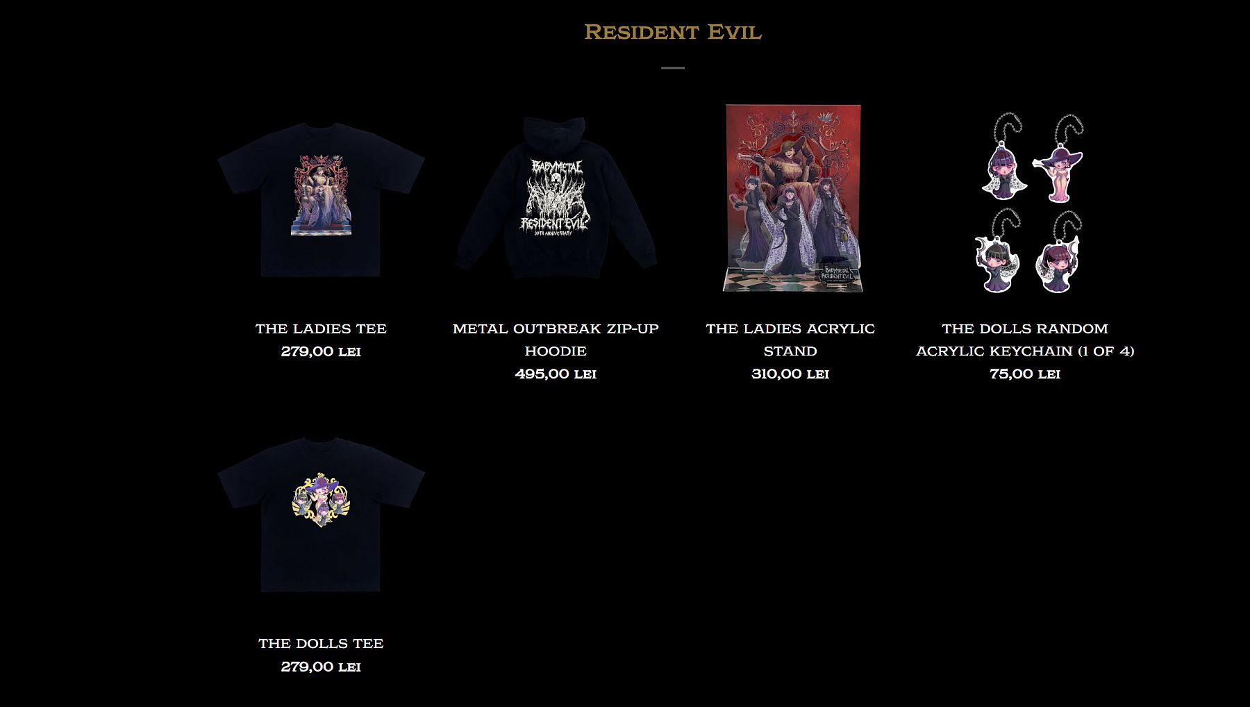 babymetal x resident evil