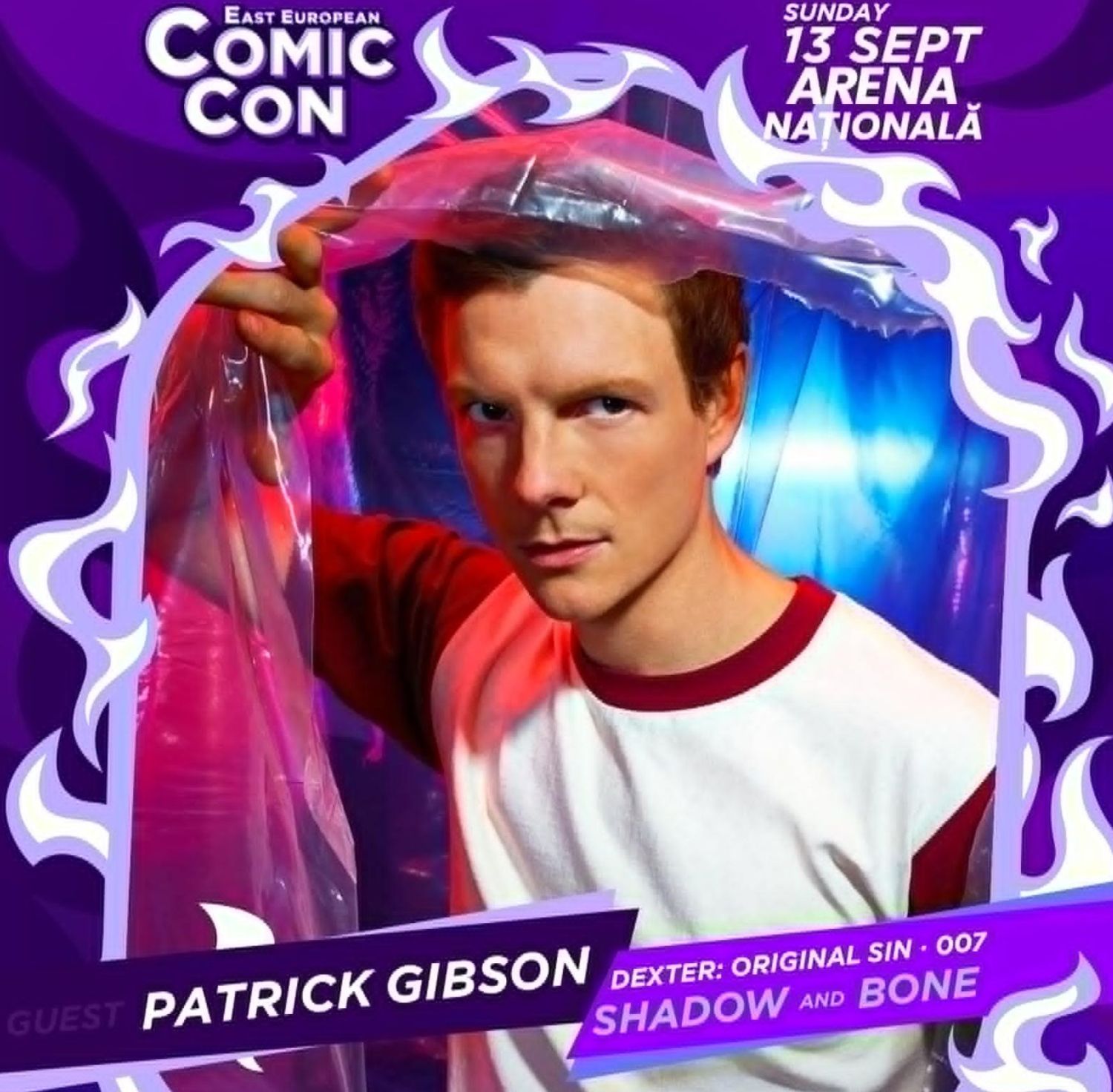 dexter morgan patrick gibson comic con romania 2026