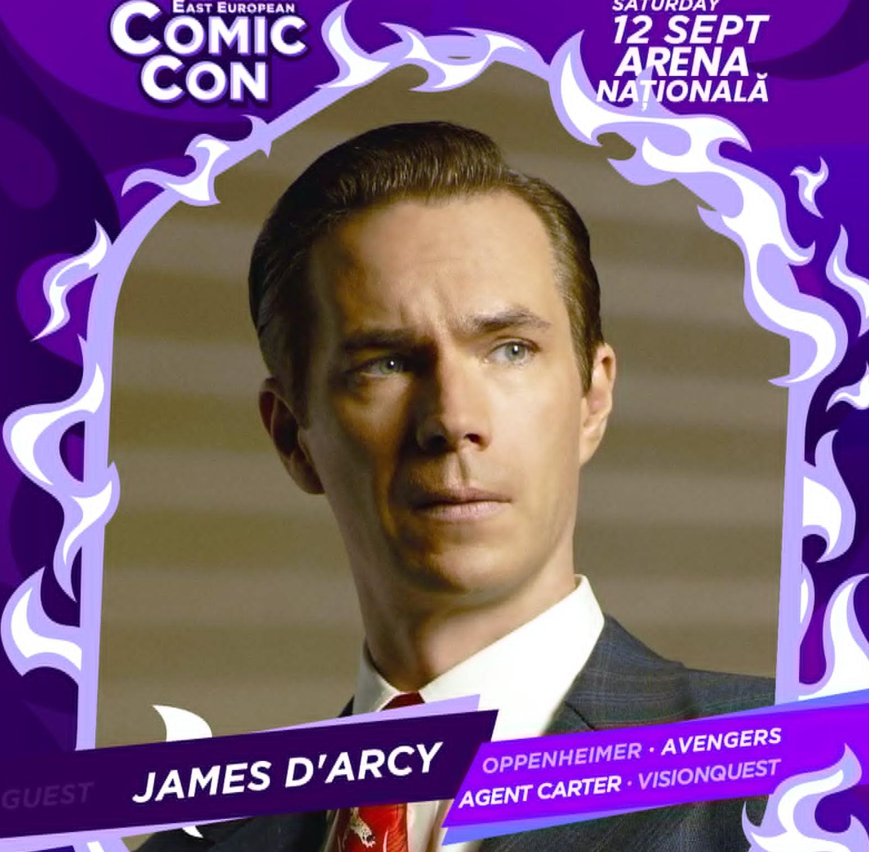 james darcy comic con romania 2026