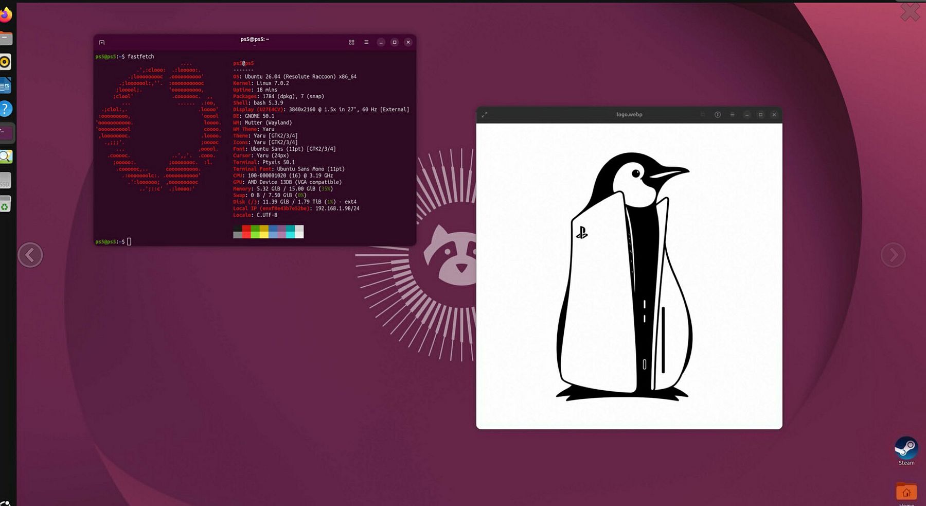 ps5 linux