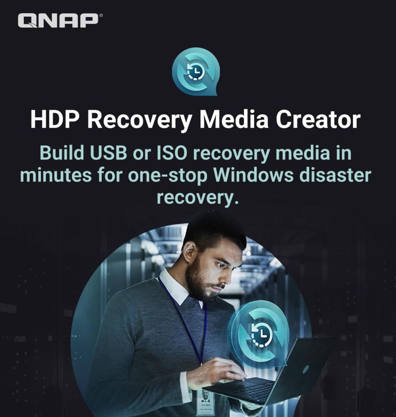 qnap hdp recovery media creator